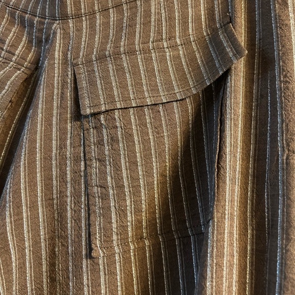 Burberry London linen blend wide leg trousers - Picture 7 of 8